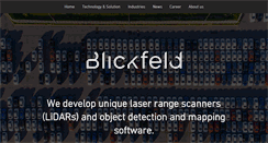 Desktop Screenshot of blickfeld.com
